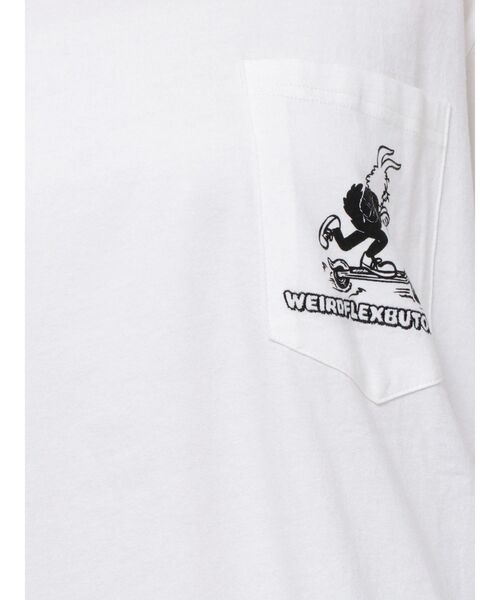 GYDA(ジェイダ)の「FLEX ZONE BUNNYポケットBIG Tシャツ(Tシャツ/カットソー・レディース・ライム/チャコールグレー/オフホワイト・FREE)」の13枚目の写真