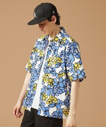 40ｃｔ＆525 | 【Made in JAPAN】多色フラワープリント 半袖シャツ(シャツ/ブラウス)
