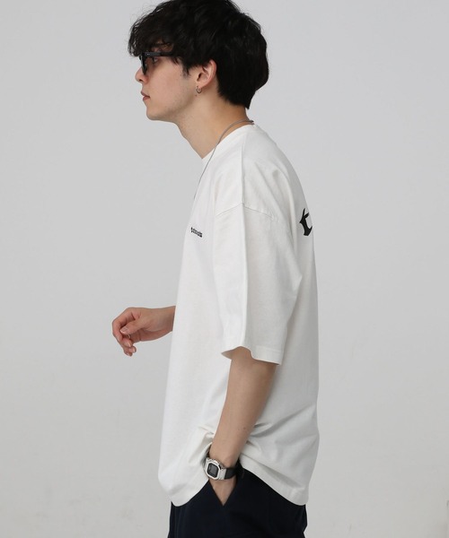 RAGEBLUE（レイジブルー）の「【TOTONOW/トトナウ】コラボプリントオーバーサイズTシャツ（Tシャツ/カットソー・メンズ・グレー/ブラック/ホワイト/オレンジ系その他4・MEDIUM/LARGE）」の9枚目の写真