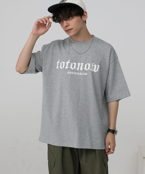 RAGEBLUE（レイジブルー）の「【TOTONOW/トトナウ】コラボプリントオーバーサイズTシャツ（Tシャツ/カットソー・メンズ・グレー/ブラック/ホワイト/オレンジ系その他4・MEDIUM/LARGE）」の21枚目の写真