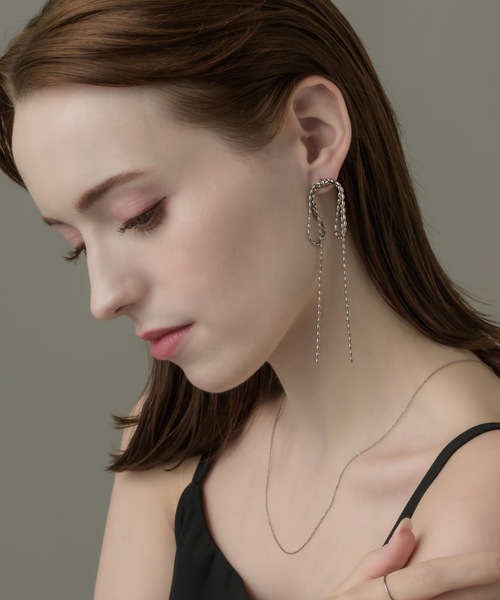 【yom】MALCO.Ribbon ピアス Ribbon pierce – Malco.
