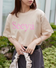 【THE FINAL VIEW】seeya メッセージロゴプリントTシャツ 半袖T ユニセックス message logo print t-shirt unisex