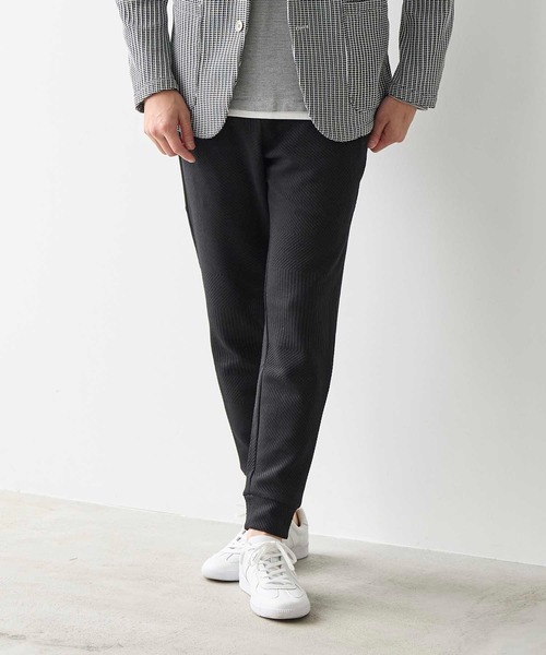 UNION STATION（ユニオンステーション）の「【PRO-SPERITY別注】ランダムふくれジャガードジョガーパンツ（スウェットパンツ・メンズ・ブラック/ネイビー・M/S/LL/L）」の3枚目の写真