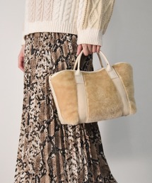 BONFANTI（ボンファンティ）の「【bonfanti】レザーハンドルムートンバッグ(Q46368)（ハンドバッグ）」