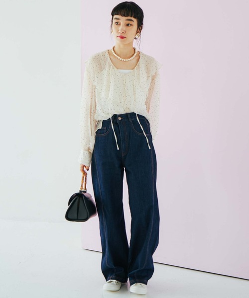 Doux archives(ドゥアルシーヴ)の「【AULENTTI】2wayバンブーハンドルショルダーバッグ(ショルダーバッグ・レディース・ブラウン/ブラック・FREE)」の16枚目の写真