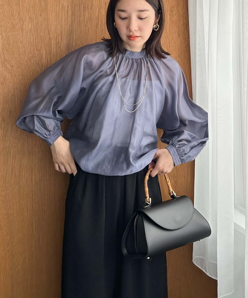 Doux archives(ドゥアルシーヴ)の「【AULENTTI】2wayバンブーハンドルショルダーバッグ(ショルダーバッグ・レディース・ブラウン/ブラック・FREE)」の19枚目の写真