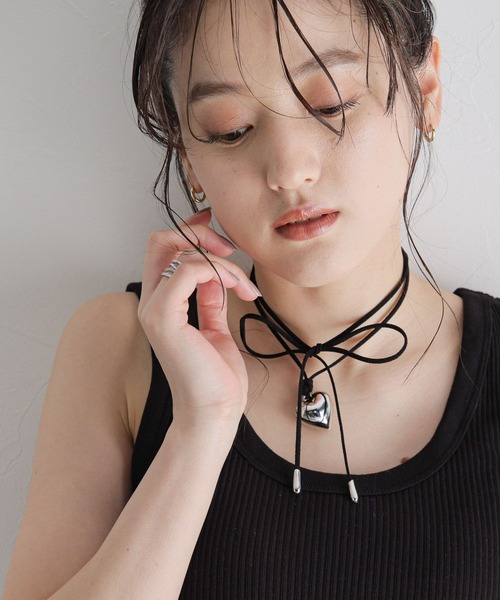 RAGEBLUE（レイジブルー）の「ハートチョーカーネックレス（ネックレス・レディース・その他・FREE）」の10枚目の写真