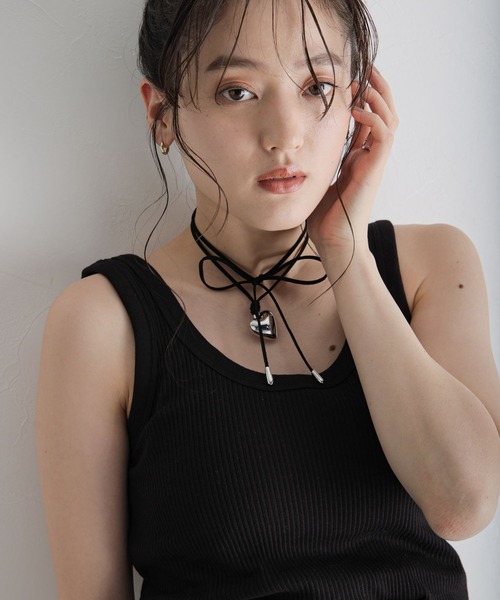 RAGEBLUE（レイジブルー）の「ハートチョーカーネックレス（ネックレス・レディース・その他・FREE）」の9枚目の写真