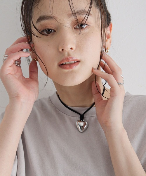 RAGEBLUE（レイジブルー）の「ハートチョーカーネックレス（ネックレス・レディース・その他・FREE）」の6枚目の写真