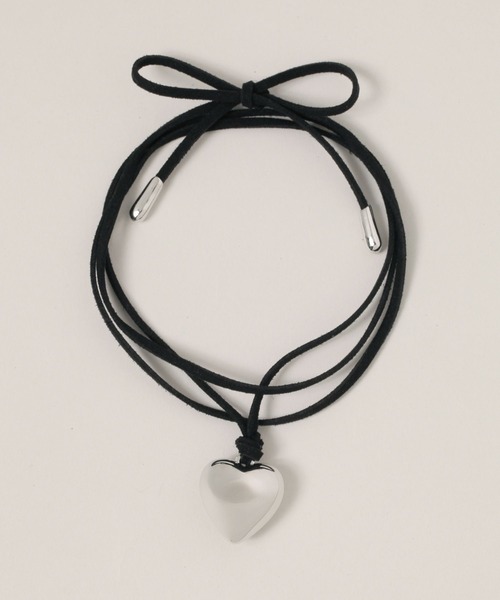 RAGEBLUE（レイジブルー）の「ハートチョーカーネックレス（ネックレス・レディース・その他・FREE）」の3枚目の写真