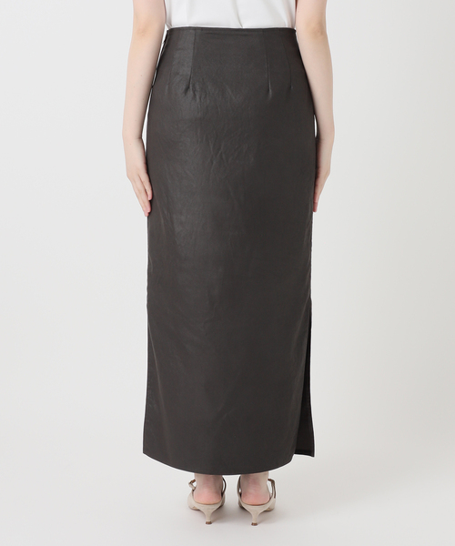 Noble（ノーブル）の「フェイクスウェードサイドスリットタイトスカート（スカート・レディース・ブラウン/レッド/モカ・38/34/36）」の15枚目の写真