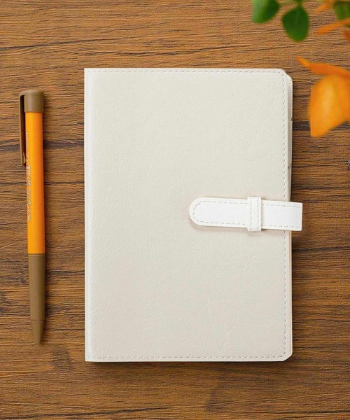HIGHTIDE（ハイタイド）の「手帳 2025 ハイタイド 2024年10月始まり サンマリノ (A6 ブロック ウィークリー) 週間 スケジュール帳 ダイアリー（手帳/メモ帳・レディース・グレー/アイボリー/カーキ/ベージュ/ミント/オレンジ/ピンク・FREE）」の2枚目の写真