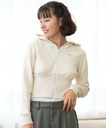 PUMA/プーマ クロップド丈ジップアップパーカー 629099