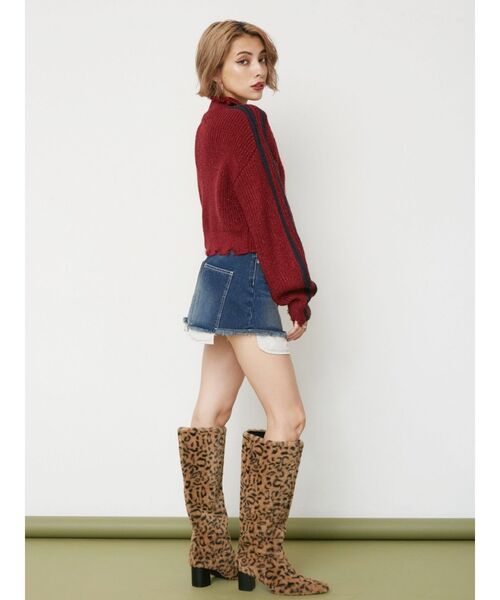 EVRIS（エヴリス）の「ポケットデニムミニスカート（デニムスカート・レディース・ブラック/インディゴブルー・MEDIUM/SMALL）」の17枚目の写真