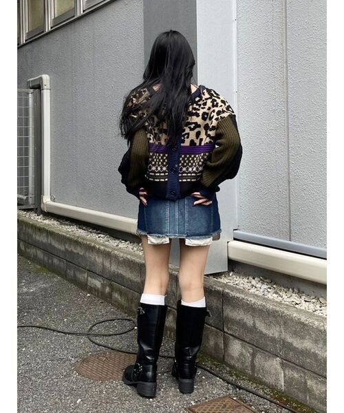 EVRIS（エヴリス）の「ポケットデニムミニスカート（デニムスカート・レディース・ブラック/インディゴブルー・MEDIUM/SMALL）」の20枚目の写真