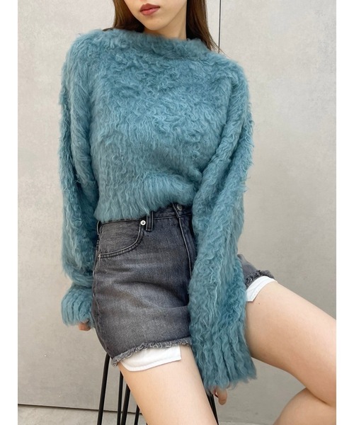 EVRIS（エヴリス）の「ポケットデニムミニスカート（デニムスカート・レディース・ブラック/インディゴブルー・MEDIUM/SMALL）」の5枚目の写真