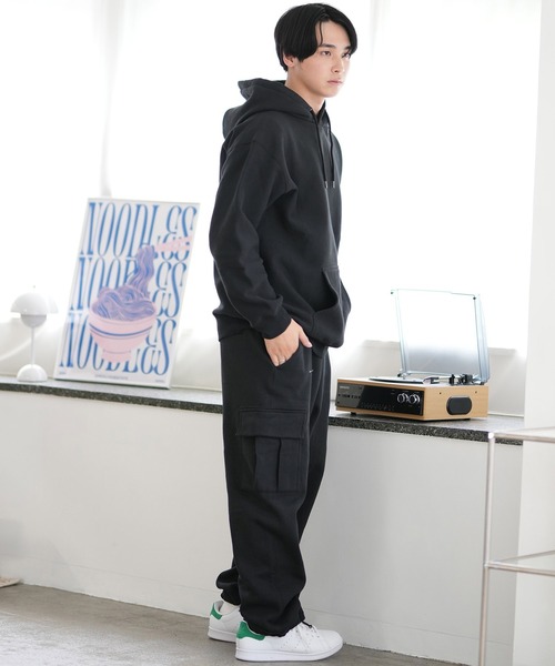 ムラサキスポーツ(ムラサキスポーツ)の「【ムラサキスポーツ限定】DEAR LAUREL/ディアローレル パーカー プルオーバー スウェット USAコットン 裏起毛 D24F1202(パーカー・メンズ・オレンジ/アッシュ/ブラック・M/L)」の11枚目の写真