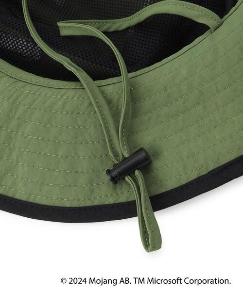 SHOO・LA・RUE(シューラルー)の「◆【マインクラフト】アドベンチャーHAT(ハット・キッズ・ブラック/モスグリーン系4・99)」の4枚目の写真