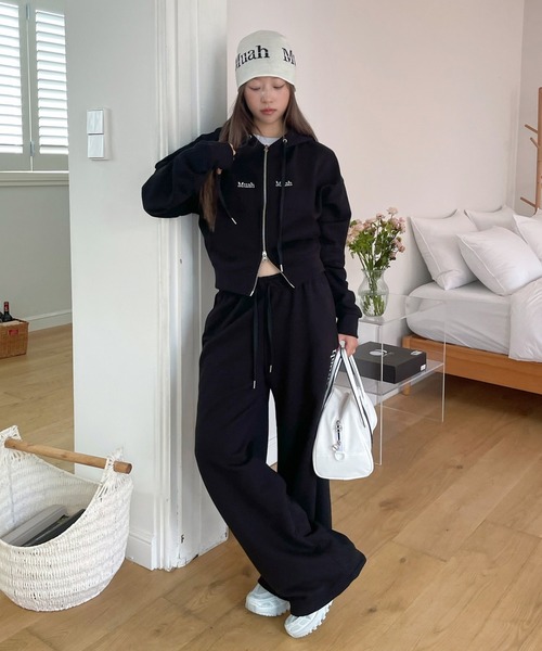 A'GEM/9 × .kom 『muah muah/ムーアムーア』 LOGO STITCH WIDE