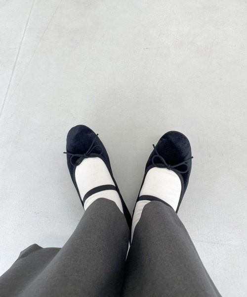 ROCKFISH WEATHERWEAR（ロックフィッシュウェザーウェア）の「Rockfish Weatherwear　BELLA RIBBON FLAT（バレエシューズ・レディース・ブラック・23.5/24.5/24）」の9枚目の写真