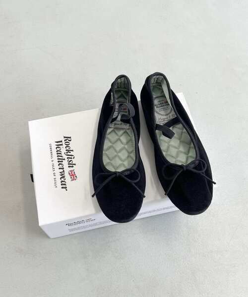 ROCKFISH WEATHERWEAR（ロックフィッシュウェザーウェア）の「Rockfish Weatherwear　BELLA RIBBON FLAT（バレエシューズ・レディース・ブラック・23.5/24.5/24）」の8枚目の写真