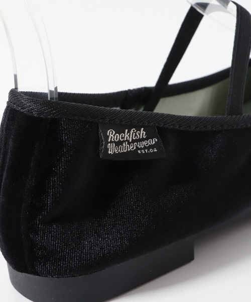 ROCKFISH WEATHERWEAR（ロックフィッシュウェザーウェア）の「Rockfish Weatherwear　BELLA RIBBON FLAT（バレエシューズ・レディース・ブラック・23.5/24.5/24）」の2枚目の写真
