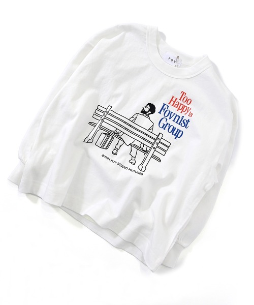 FOV(フォブ)の「フォブ FOVNIST ビッグ L/S Tシャツ(Tシャツ/カットソー・キッズ・ブラック/アッシュグレー/ホワイト・S/M/L/XL)」の11枚目の写真