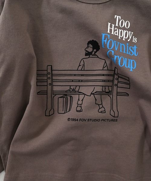FOV(フォブ)の「フォブ FOVNIST ビッグ L/S Tシャツ(Tシャツ/カットソー・キッズ・ブラック/アッシュグレー/ホワイト・S/M/L/XL)」の15枚目の写真