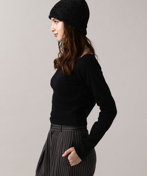 FOREVER 21(フォーエバー トゥエンティーワン)の「【2024FW】ボートネックTシャツ(Tシャツ/カットソー・レディース・オフホワイト/グレー/ブラック/その他/レッド・SMALL/MEDIUM)」の14枚目の写真