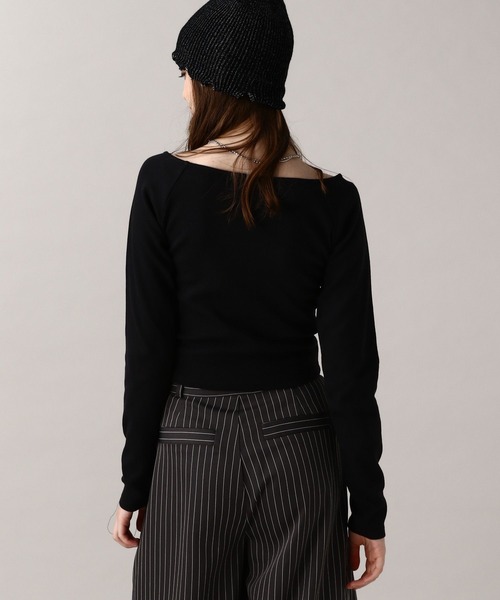 FOREVER 21(フォーエバー トゥエンティーワン)の「【2024FW】ボートネックTシャツ(Tシャツ/カットソー・レディース・オフホワイト/グレー/ブラック/その他/レッド・SMALL/MEDIUM)」の15枚目の写真