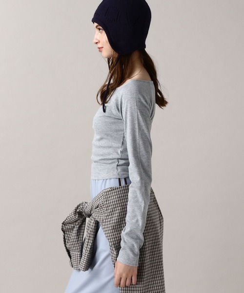 FOREVER 21(フォーエバー トゥエンティーワン)の「【2024FW】ボートネックTシャツ(Tシャツ/カットソー・レディース・オフホワイト/グレー/ブラック/その他/レッド・SMALL/MEDIUM)」の19枚目の写真