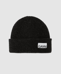 GANNI Rib Knit Acc BEANIE A3531 ニット帽 GANNI（ガニー）の「GANNI Rib Knit Acc BEANIE A3531（ニット