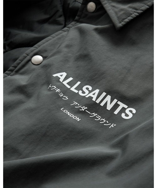 ALLSAINTS（オールセインツ）の「UNDERGROUND LOGO COACH JACKET | アンダーグラウンド ロゴ コーチ ジャケット（その他アウター・メンズ・ブルー系その他・M/S/L/XS/XL）」の7枚目の写真