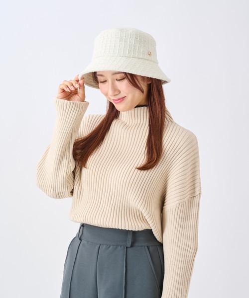MISTREASS ツイードバケットハット バケットハット どれがいい Hat /ペイズリー柄バケットハット ST