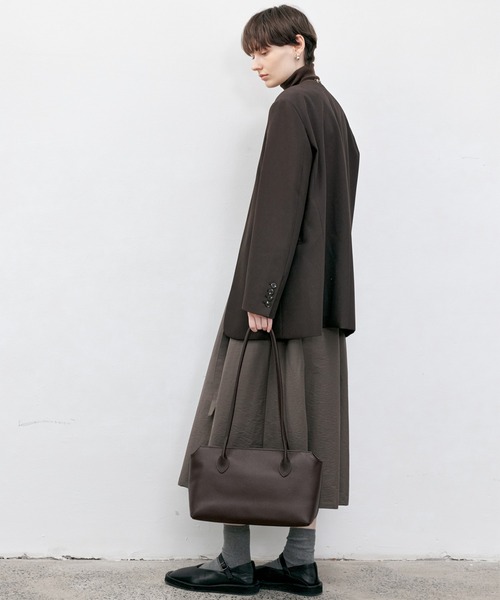 【美品】tageechita タジチタ　クラシカルチェックフードジャケット M セール】【tageechita】ベーシックノーカラーカジュアル