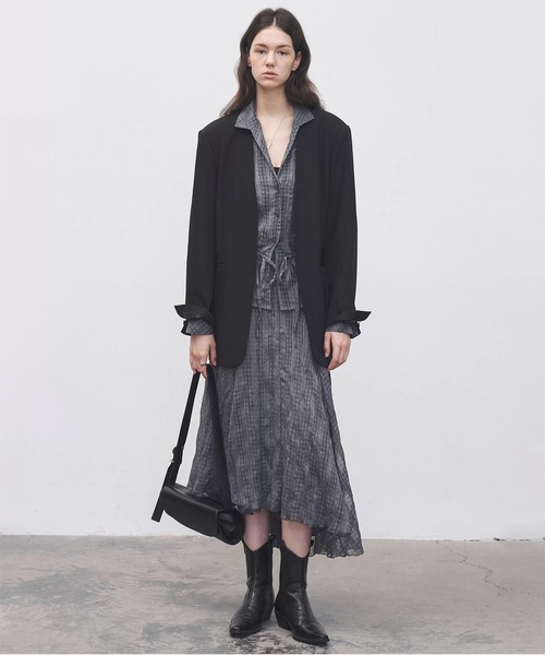 超希少✨GIVENCHY ヴィンテージ ベロア ジャケット ノーカラー 黒 喪服・礼服】【ウォッシャブル】ブラックフォーマルアンサンブル