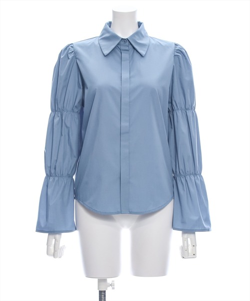 clear（クリア）の「マムルークスリーブ長袖ブラウス［大人 カジュアル 着回し力抜群］≪再入荷≫（シャツ/ブラウス・レディース・チャコールグレー/オフホワイト/ブルー/ピンク/サックスブルー・F）」の17枚目の写真