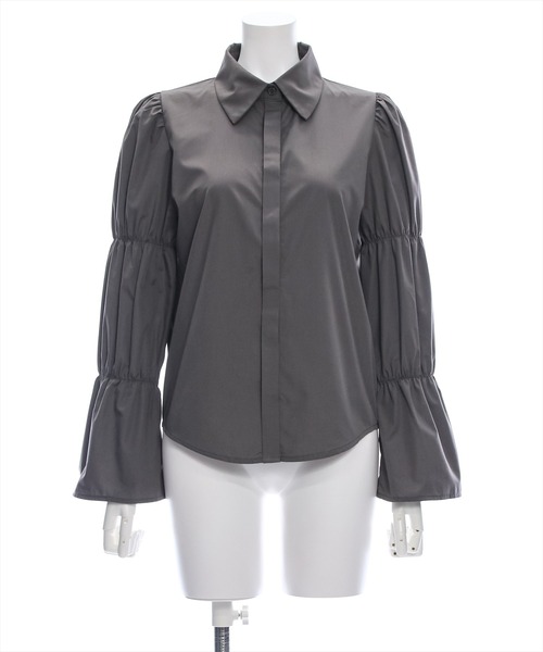 clear（クリア）の「マムルークスリーブ長袖ブラウス［大人 カジュアル 着回し力抜群］≪再入荷≫（シャツ/ブラウス・レディース・チャコールグレー/オフホワイト/ブルー/ピンク/サックスブルー・F）」の18枚目の写真