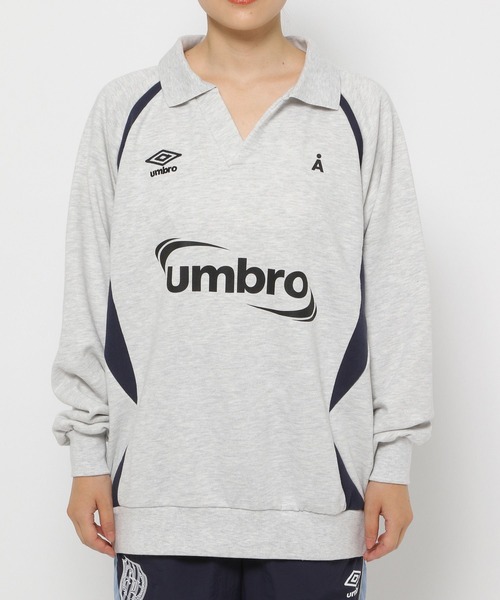 UMBRO(アンブロ)の「【UNISEX】UMBRO×ALAND/ユニフォームプルオーバー(スウェット・メンズ・ライトグレー/ブラック・MEDIUM/LARGE)」の17枚目の写真