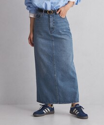 green label relaxing | <at ease> デニム スカート コバルトブルー(デニムスカート)