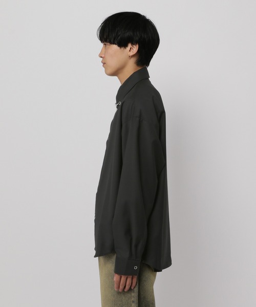 3.3 Field Trip （3.3フィールドトリップ）の「3.3 Field Trip／チェーンシャツ（シャツ/ブラウス・メンズ・ブラック/ホワイト・FREE）」の18枚目の写真