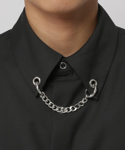 3.3 Field Trip （3.3フィールドトリップ）の「3.3 Field Trip／チェーンシャツ（シャツ/ブラウス・メンズ・ブラック/ホワイト・FREE）」の21枚目の写真