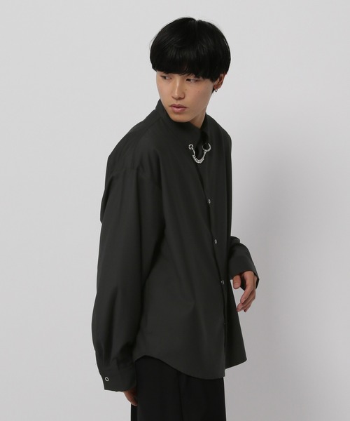 3.3 Field Trip （3.3フィールドトリップ）の「3.3 Field Trip／チェーンシャツ（シャツ/ブラウス・メンズ・ブラック/ホワイト・FREE）」の15枚目の写真