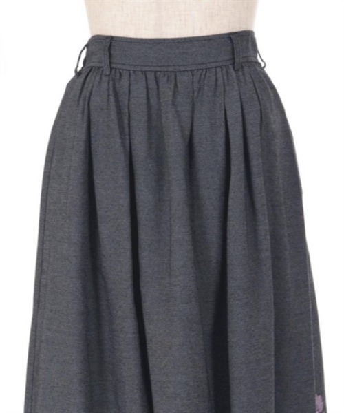 axes femme（アクシーズファム）の「コスモス刺繍デニムスカート（スカート・レディース・ブラック/インディゴブルー・FREE）」の14枚目の写真