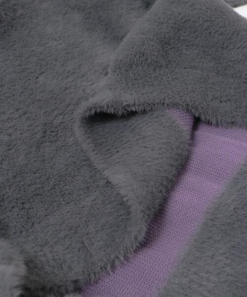 ITEMS URBANRESEARCH（アイテムズ アーバンリサーチ）の「ダブルフェイスニットカーデ（カーディガン/ボレロ・レディース・イエロー系その他/チャコールグレー/オフホワイト・FREE）」の19枚目の写真