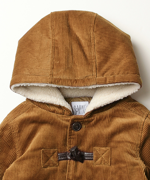 B:MING by BEAMS（ビーミングバイビームス）の「ビーミング by ビームス / コーデュロイダッフルコート（ダッフルコート・キッズ・ブラウン/ネイビー・100/120/110/130/140/150/80/90）」の18枚目の写真