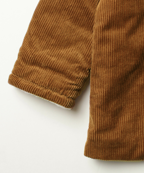 B:MING by BEAMS（ビーミングバイビームス）の「ビーミング by ビームス / コーデュロイダッフルコート（ダッフルコート・キッズ・ブラウン/ネイビー・100/120/110/130/140/150/80/90）」の19枚目の写真