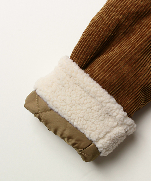 B:MING by BEAMS（ビーミングバイビームス）の「ビーミング by ビームス / コーデュロイダッフルコート（ダッフルコート・キッズ・ブラウン/ネイビー・100/120/110/130/140/150/80/90）」の9枚目の写真