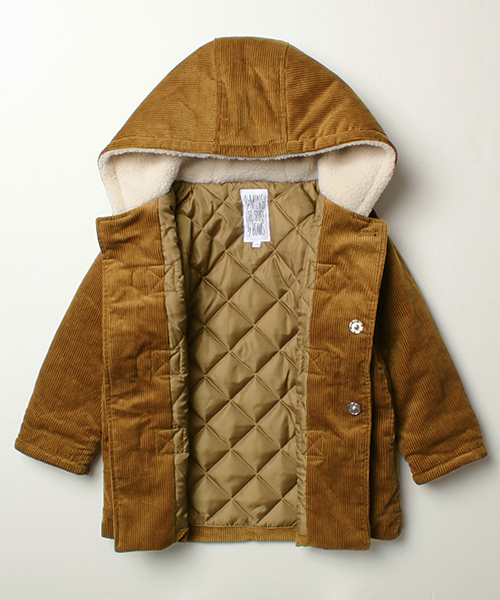 B:MING by BEAMS（ビーミングバイビームス）の「ビーミング by ビームス / コーデュロイダッフルコート（ダッフルコート・キッズ・ブラウン/ネイビー・100/120/110/130/140/150/80/90）」の11枚目の写真