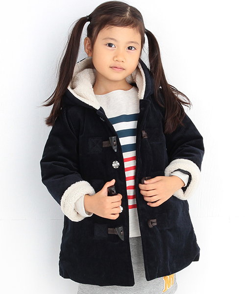 B:MING by BEAMS（ビーミングバイビームス）の「ビーミング by ビームス / コーデュロイダッフルコート（ダッフルコート・キッズ・ブラウン/ネイビー・100/120/110/130/140/150/80/90）」の13枚目の写真